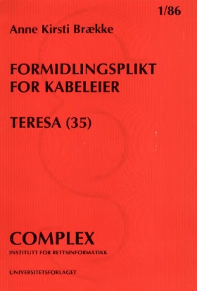 Omslag for CompLex 1986-01