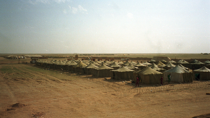 telt i flyktningleiren al-Arthawiya