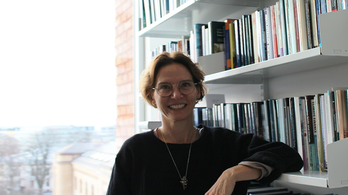 Portrait of Christina Voigt in her office